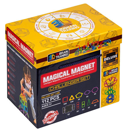 Başel Magical Magnet Deluxe 112 Parça Oyun Seti