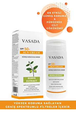 Güneş Kremi Yüksek Koruma Spf 50 Guava 50 ml