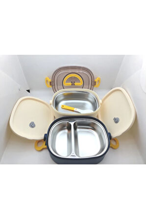 Kulaklı Pipetli Matara 450 ml Krem