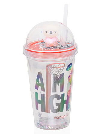 Vagonlife Pipetli Matara 450 ml Kırmızı