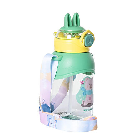 Vagonlife Pipetli Su Matarası 650 ml Yeşil