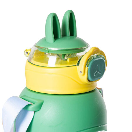 Vagonlife Pipetli Su Matarası 650 ml Yeşil