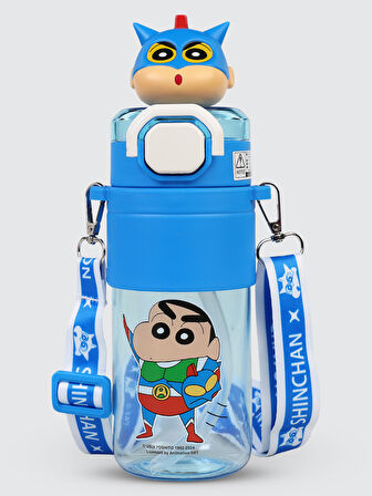 Vagonlife Crayon Shinchan Tritan Pipetli Matara 650 ml Mavi