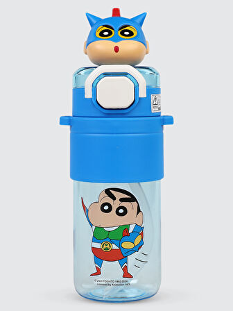 Vagonlife Crayon Shinchan Tritan Pipetli Matara 650 ml Mavi