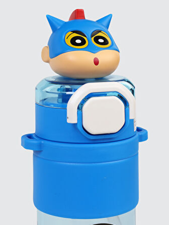 Vagonlife Crayon Shinchan Tritan Pipetli Matara 650 ml Mavi