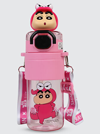 Vagonlife Crayon Shinchan Tritan Pipetli Matara 650 ml Pembe