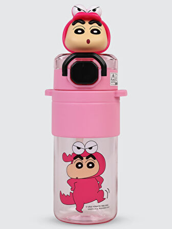 Vagonlife Crayon Shinchan Tritan Pipetli Matara 650 ml Pembe