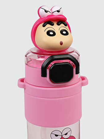 Vagonlife Crayon Shinchan Tritan Pipetli Matara 650 ml Pembe