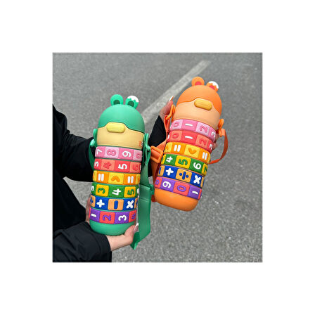 Maskot 430ML Karikatür 316 Paslanmaz Çelik Termos (Yurt Dışından)