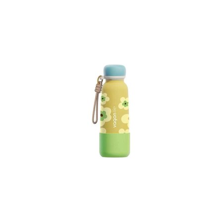 Vagonlife Çelik Pipetli Kullanım Ip El Askılı Matara/termos VGN1105 550ML - Sarı