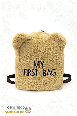 Çocuk Sırt Çantası: Kreş/Anasınıfı İçin Teddy Kumaş Çanta, My First Bag Morteddy Serisi