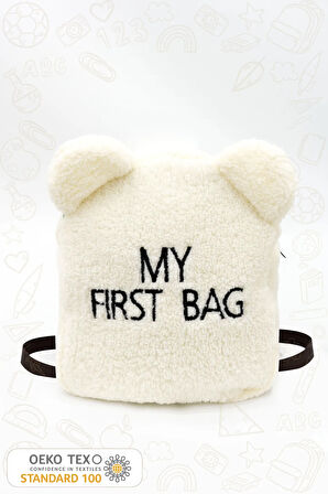 Çocuk Sırt Çantası: Kreş/Anasınıfı İçin Teddy Kumaş Çanta, My First Bag Morteddy Serisi