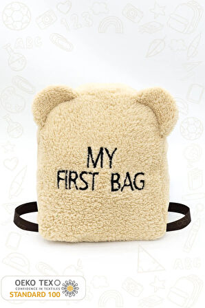 Çocuk Sırt Çantası: Kreş/Anasınıfı İçin Teddy Kumaş Çanta, My First Bag Morteddy Serisi