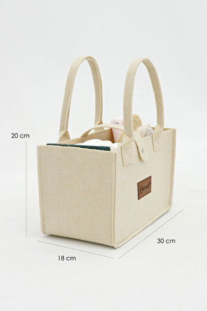 mordesign Taşınabilir Keçe Çanta | Yenidoğan Alt Açma, Kadın Çantası, Ev & Seyahat Düzenleyici Organizer