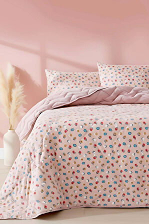 Rossie Kapitone Çift Kişilik Pamuklu Pike & Çok Amaçlı Yatak Örtüsü