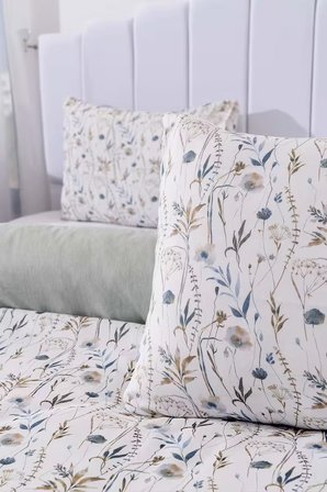 Gardenya Çift Kişilik Yazlık Nevresim Takımı Pamuklu