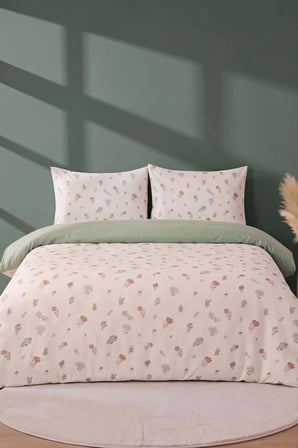 Blush Tek Kişilik Nefes Alan Pamuklu Nevresim Takımı