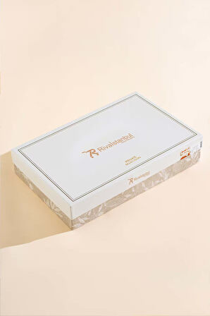 Brianna Gri Çift Kişilik Nevresimli Yatak Örtüsü % 100 Pamuklu - 7 Parça Çeyiz Seti