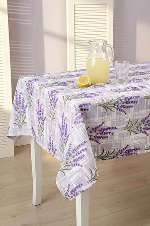 Lavanta Desenli Masa Örtüsü, Sofra Bezi, Piknik Örtüsü