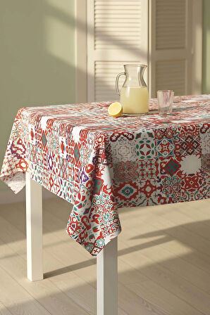 Renkli Etnik Desenli Masa Örtüsü, Sofra Bezi, Piknik Örtüsü