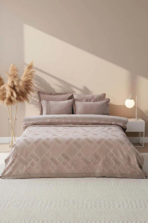 Freya Vizon Güpürlü Çift Kişilik Nevresimli Pike Seti - 7 Parça Çeyiz Seti