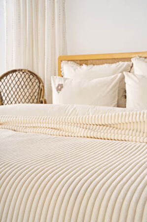 Şampanya Gloria Wellsoft Çift Kişilik Battaniye