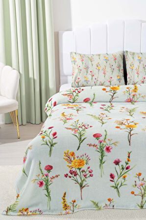 Begonvil Çift Kişilik Peluş Battaniye