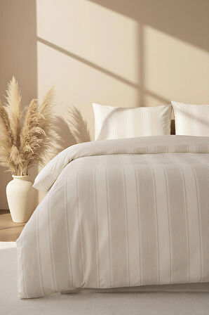 Nenas Vizon Çift Kişilik Nevresim Takımı 4 Parça %100 Pamuklu