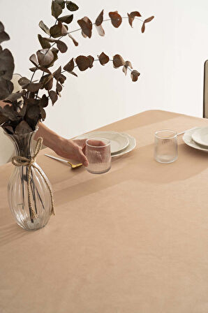 Silvio Somon Güpür Çiçekli Masa Örtüsü 160x220 cm