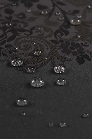 Jumbo Jakar Siyah Sıvı İtici Leke Tutmaz Masa Örtüsü 160x220 cm