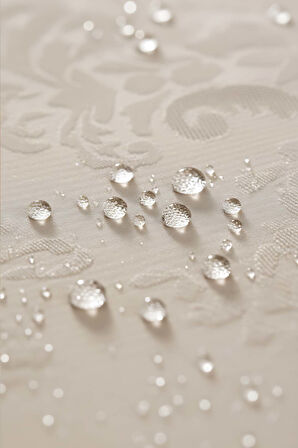 Jumbo Jakar Krem Sıvı İtici Leke Tutmaz Masa Örtüsü 160x220 cm