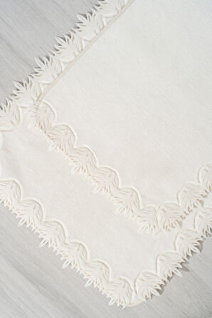 Bella Ekru 2'li Yıkanabilir Banyo & Klozet Paspas Takımı