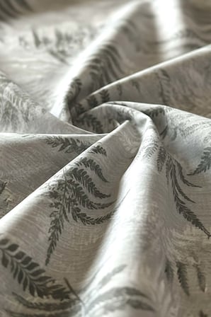 Dual Frond Çift Kişilik %100 Pamuklu Nevresim Takımı - 4 Parça