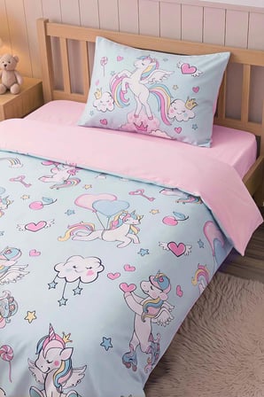 Junior Twinka %100 Pamuklu Tek Kişilik Çocuk Nevresim Takımı