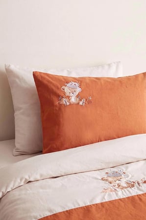 Cuddly Nakışlı %100 Pamuklu Bebek Nevresim Takımı