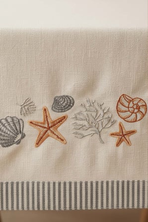 Marine Nakışlı Runner 50x130 cm