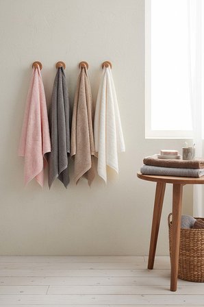Soft İsba 6'lı %100 Pamuklu Havlu Seti 50x80 cm