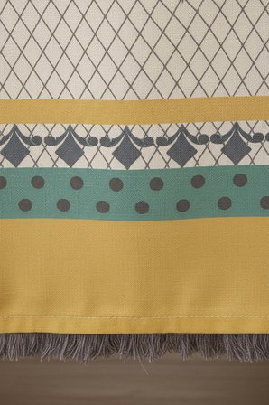 Safran Luxe Keten Runner 45x140 cm