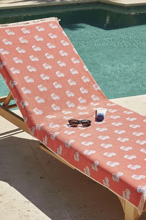 Mercan & Mavi Cherry %100 Pamuklu Plaj Havlusu 70x140 cm