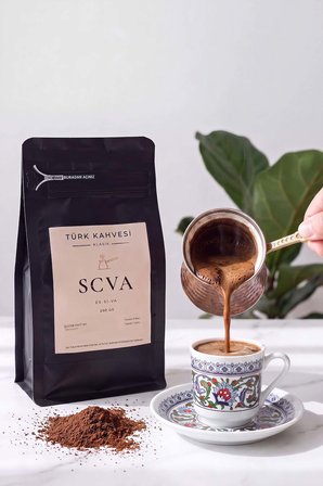 SCVA Taze Kavrulmuş Klasik Türk Kahvesi 250 gr