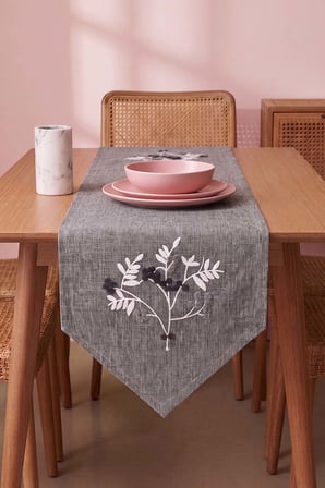 Silvara Kasso Punch İşlemeli Runner 35x110 cm