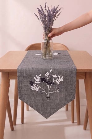 Silvara Kasso Punch İşlemeli Runner 35x110 cm