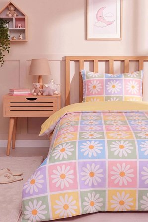 Candy Bloom Tek Kişilik Pamuklu Nevresim Takımı