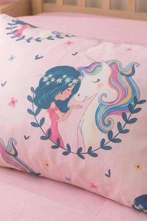 Unicorn Pamuklu Çocuk Nevresim Takımı