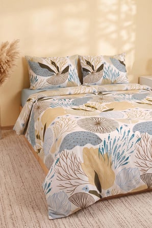 Dune Blue Çift Kişilik Nevresim Takımı – 4 Parça
