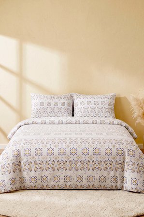 Patiska Ranforce Çift Kişilik Nevresim Takımı – 4 Parça