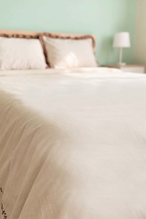 Pure Serenity %100 Pamuklu Çift Kişilik Nevresim Takımı – 4 Parça