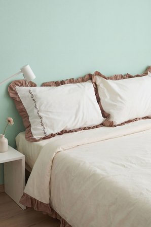 Pure Serenity %100 Pamuklu Çift Kişilik Nevresim Takımı – 4 Parça