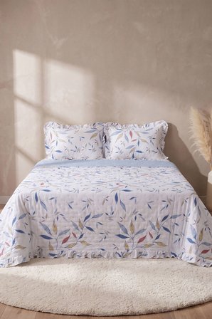 Serin Sabah Breeze Çift Kişilik Yatak Örtüsü Seti – 3 Parça