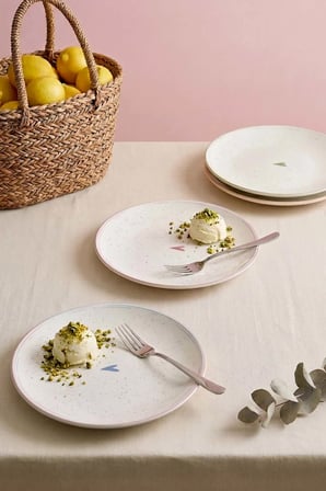 Livia Ege 4'lü Pasta & Sunum Tabağı 20 cm